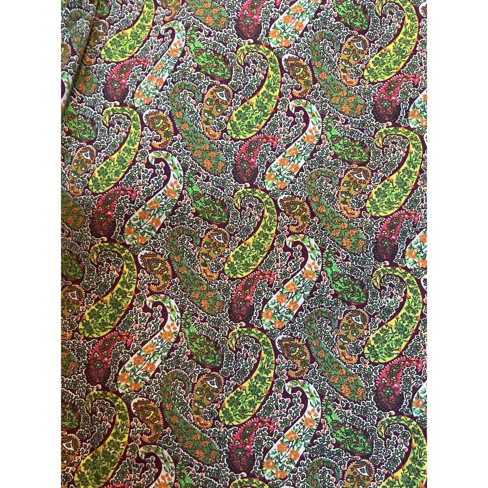 Cremieux Premium Denim Men's Paisley Shirt M Long Sleeve‎ Button Down